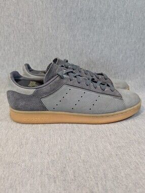 Adidas Stan Smith Leather Sneakers Men's 8.5 Gray